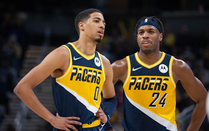 Tyrese Haliburton Buddy HIeld Indiana Pacers